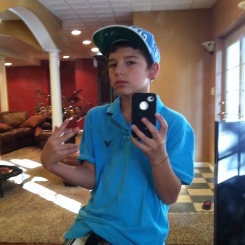 I am 11 years young a little to young and i luv to skate and play football all day every day