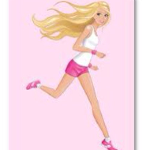 jogging barbie