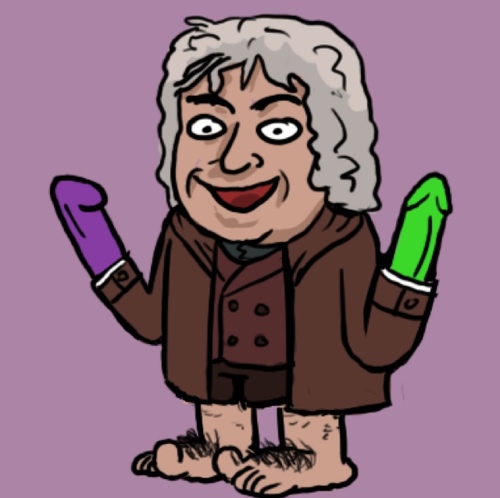 Hobbit With Dildo Hands.
