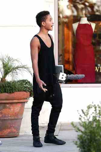 Jaden follows us therefore he wants to be licked...duh.