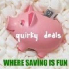 quirkydeals's profile picture. Savings blog devoted to saving money with coupons, freebies, and more. Check it out at  http://t.co/JzFUD5ez
