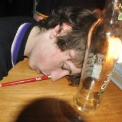Drinking from the bottle is my life! Gypsy alcoholic handyman