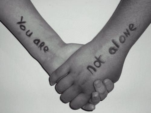 You Are not alone is an advice site for those that dealing with bullying, suicide and any other difficult things.