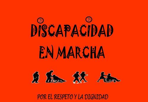 Discapacidad en Marcha por el Respeto y la Dignidad, desde Villena hasta Valencia, desde el 19 al 29 de Noviembre.