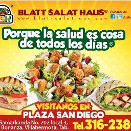 BLATT SALAT HAUS Nadie mezcla ensaladas como nosotros. Ven y arma tu ensalada!