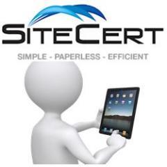 Sitecert enables inspection companies to reduce inspection costs by up to 60%.Using mobile based software, certs are created automatically online.