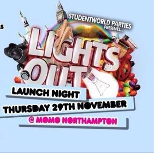 LightsOutNpton's profile picture. The Biggest New Thursday Night Student Night To Hit Northampton!  Launch Night 29th November #GeekParty @MoMo's £1 Drinks