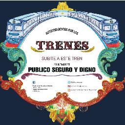 Usuarios de tren que pedimos x un transporte público digno y seguro! FB: Autoconvocados x los Trenes / http://t.co/tvjLut35.

SUMATE!
