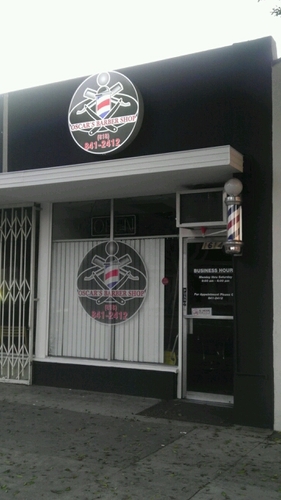 Get a haircut @ Oscar'sBarbershop. Corner of Magnolia&Reese. We welcome any race we don't hate or discriminate & #WeCutTheCompetition. 8188412412 #LookingFresh!
