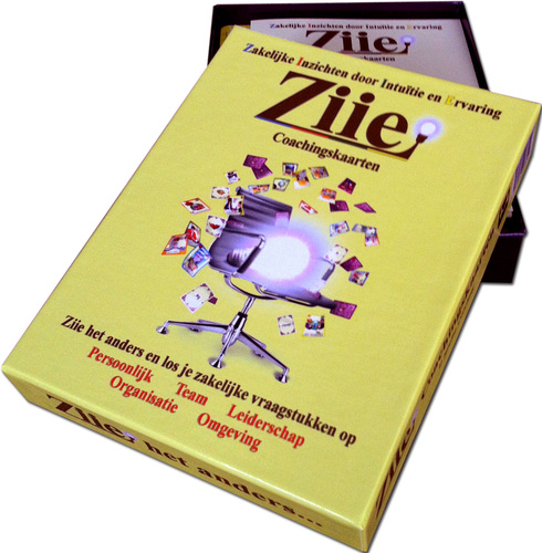 Ziie Coachingskaarten, de kaarten die je helpen om zakelijke en persoonlijke vraagstukken op te lossen! Reflectie, intuïtie, vernieuwing, dialoog, ontwikkelen