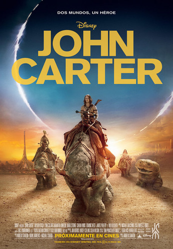 John Carter es una maravillosa película de ciencia ficción escrita por Stanton, Mark Andrews y Michael Chabon.