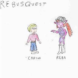 I make webcomics that are both funny and educational. My main cartoon is called Rebusquest.  About a magic land where rebus puzzles are a way of life.
