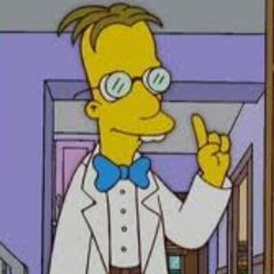 Profile Picture of Professor John Frink (@EggHeadFrink) on Twitter