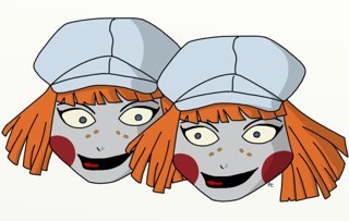 +Hi+ =I'm Dee Dee!= +And I'm Dee Dee!+ =We look the same!= +Talk the same!!!+ =Do the same!!!!= +Think the same!!!!!+ +=We are the same!!!!!!=+