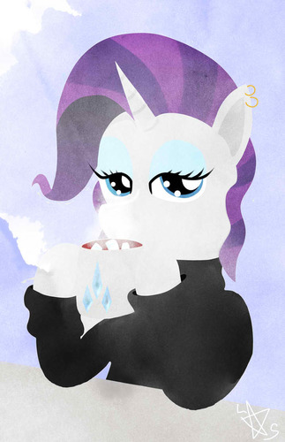 Bows are adorable~ The name comes from the song. I draw a bit. I'm always around to be bothered. Rarity is best pony~