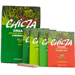 ChiczaUK's profile picture. Chicza is Mayan Rainforest chewing gum is a 100% natural, biodegradable and certified organic product: in fact, the first organic chewing gum ever made!