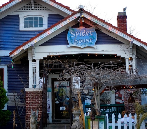 SpiderHouseATX's profile picture. Official Twitter of Spider House Cafe in Austin, Texas. 2908 Fruth Street.