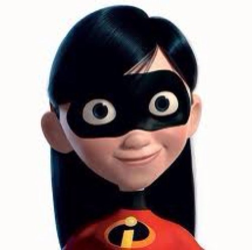 Hi there. Um I'm Violet Parr. Teenage girl... Super powers. Force Field, invisiblity. Just want to be normal sometimes..