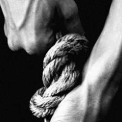 When you come to the end of your rope, tie a knot and hang on.