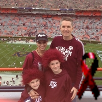 married to my best friend, busy homeschooling mom to 2 great kids, obviously I bleed maroon, Fighting Texas Aggie Class of 97, Gig 'Em