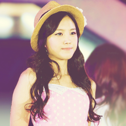 A pink member.