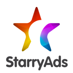 StarryAds connects advertisers and influential Instagram people for ads.