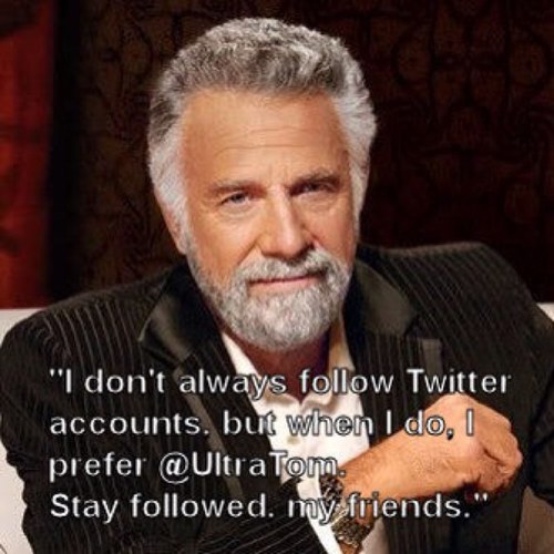 Just a private Twitter account I use occasionally.