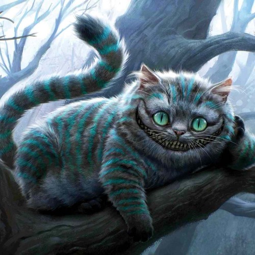 Wonderland is a mysterious place ...I see everything @WickedMadd is one I trust, Alice is whom I look out for ..and yes Im that puss -devilishly grins- (18+rp)