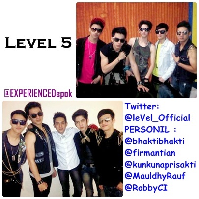 Fansbase BoyBand @leVel_Official PERSONIL : @bhaktibhakti @firmantian @kunkunaprisakti @MauldhyRauf @RobbyCI ☺♥