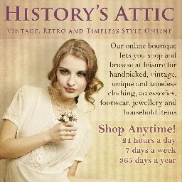 We sell #Vintage, #Handmade & Eternal Style: clothes, jewellery, accessories homeware & cards. UK based we also have a handmade  vintage inspired #wedding range