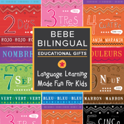 Bebe Bilingual, Language Learning Made Fun For Kids! Learn Spanish, French and English numbers, colors, food and animals on flash cards, placemats and more.