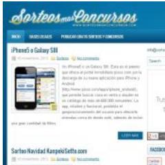 Si tienes un sorteo o concurso lo puedes publicar GRATUITAMENTE en nuestra web.