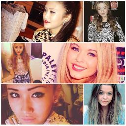 ew you stoink. go put some dove deodorant on. Sasha's the dumb blonde. Erika's the cute Japanese girl.
