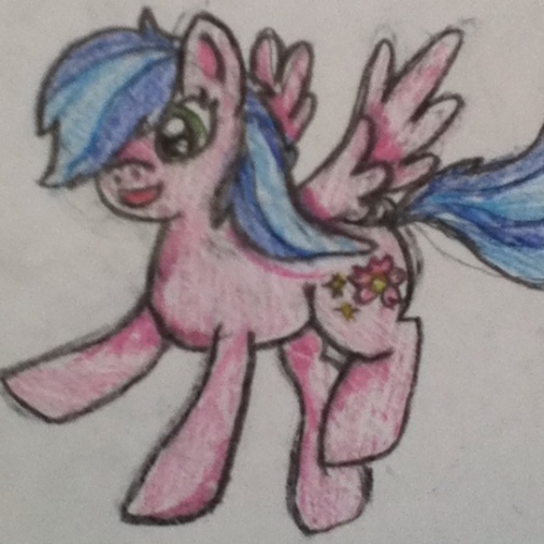 mlp_CherrySpark's profile picture. Hi! I'm a Pegasus mare who owns an art shop here in ponyville. I am sorta shy, but I can be surprising!  (( RP account )) I have a pet owl, @mlp_SandClaws .