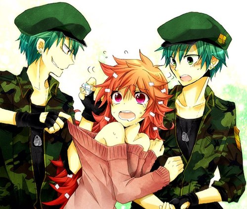 Hey my names Flippy, Im nice most of time but sometimes I snap, just to warn ya. I am with @HumanFlankyHTF