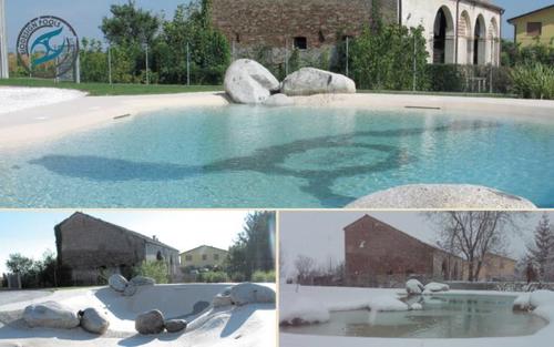 piscArenaBio's profile picture. Construcción de piscinas de arena con materiales sostenibles y mantenimiento eficaz y económico. Design italiano, tecnología e innovación integrados en entorno