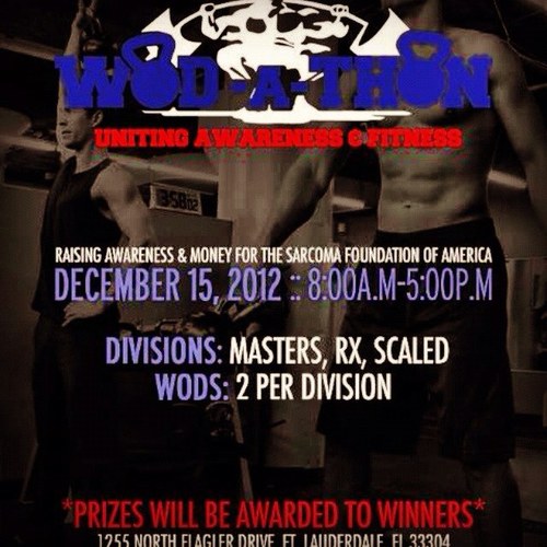A Fundraising #crossfit competition that will be held December 15th 2012! Come rep your box! Check out our Facebook for more info