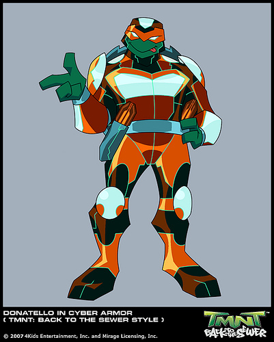 Im mikey from Back to the sewers, and I have 3 brothers, raph thinks hes cooler than me.