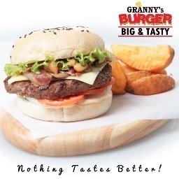 The Official Twitter account of Granny's Burger!
The Original! Nothing Tastes Better!
Visit at us Oranbo, Pasig City
WE DELIVER. Call 2121212