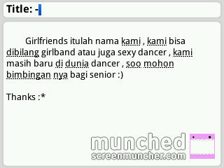 GirlFriend bisa dibilang girlband and bisa juga sexy dancer