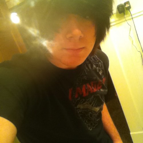 Fav mus.: heavy metal/ screamo, some botdf Hobbies: friends, guitar, listening to music I straighten my hair, paint my nails black, wear all black.. Who cares??