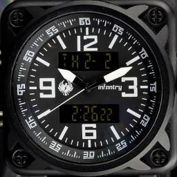 2011年に設立されたInfantry。情熱的で冒険を楽しむ人々の為に時計を製造。デザインは、ミリタリースタイルに徹し、第二次世界大戦のときの時計ケース製造手法ですべて製作。製造後は、数々の耐久試験を幾度となく実地。時計ではなく計測器という観点から世界に先駆けてクオーツを開発した日本製高精度ムーブメントを使用。