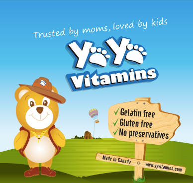 Yaya Vitamins has all essential gelatin-free vitamins for children using great fruit flavors & real fruit juices,  in form of chewable animal shaped gummies.