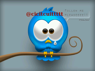 Hanya sekedar cicitcuitt kicauan tuitt saja..galau, motivasi, cacian, sindiran, semuanya ada disini..yuk Follow @cicitcuittttt (pemburu jomblo juga)