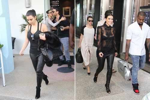 Kim K has been attahed to her leggins! It's time to let go Kim! We still love you though!