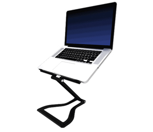Soporte ergonómico para portátil.
