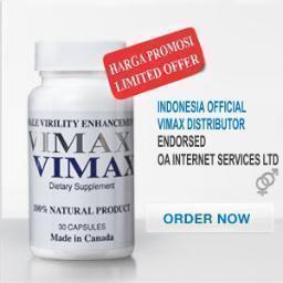 VIMAX AUTHORIZED DISTRIBUTION ONLY IN INDONESIA
