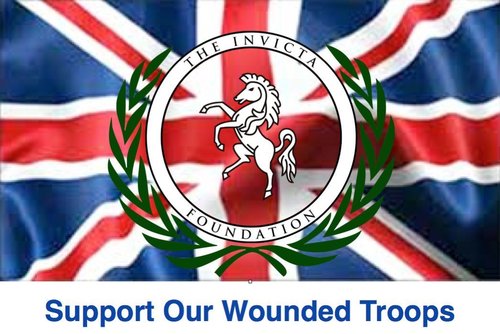 The Invicta Foundation is a charity in which supports wounded troops.