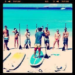 We offer stand-up paddleboarding lessons and sell high performance short boards at our SUP Shack!