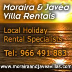 Moraira and Javea Villa Rentals is an independent agency based in Moraira offering villas to rent in the Moraira and Javea area, Costa Blanca, Spain.
